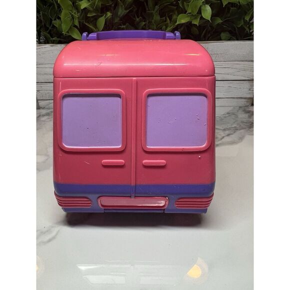Vtg 1995 Galoob Pound Puppies Van Bus Circus Camp Compact Vehicle 1 Grey Pup - Picture 12 of 12